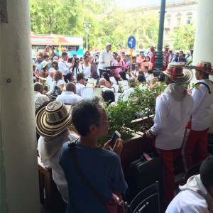 Musical performance, Hotel Inglaterra, Havana