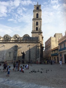 Historic square in Old Havana, July 2015