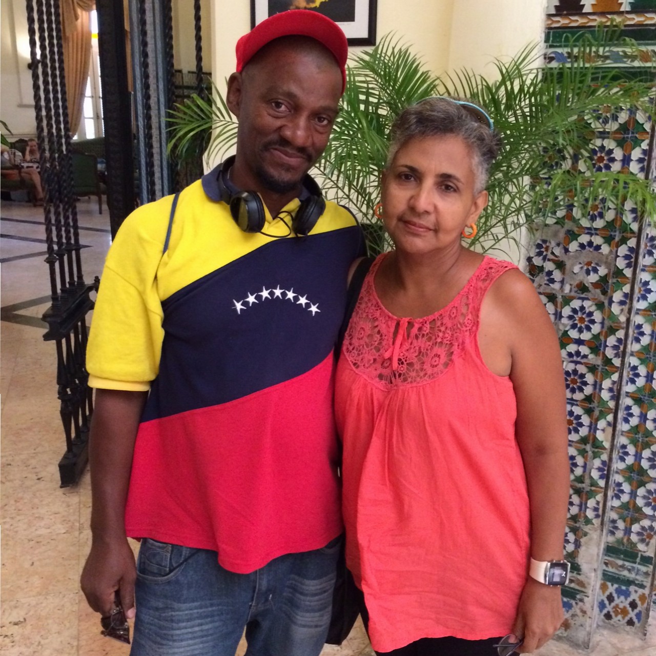 Cuban writers Rito Ramón Aroche and Caridad Atencio, Havana, July 2015.