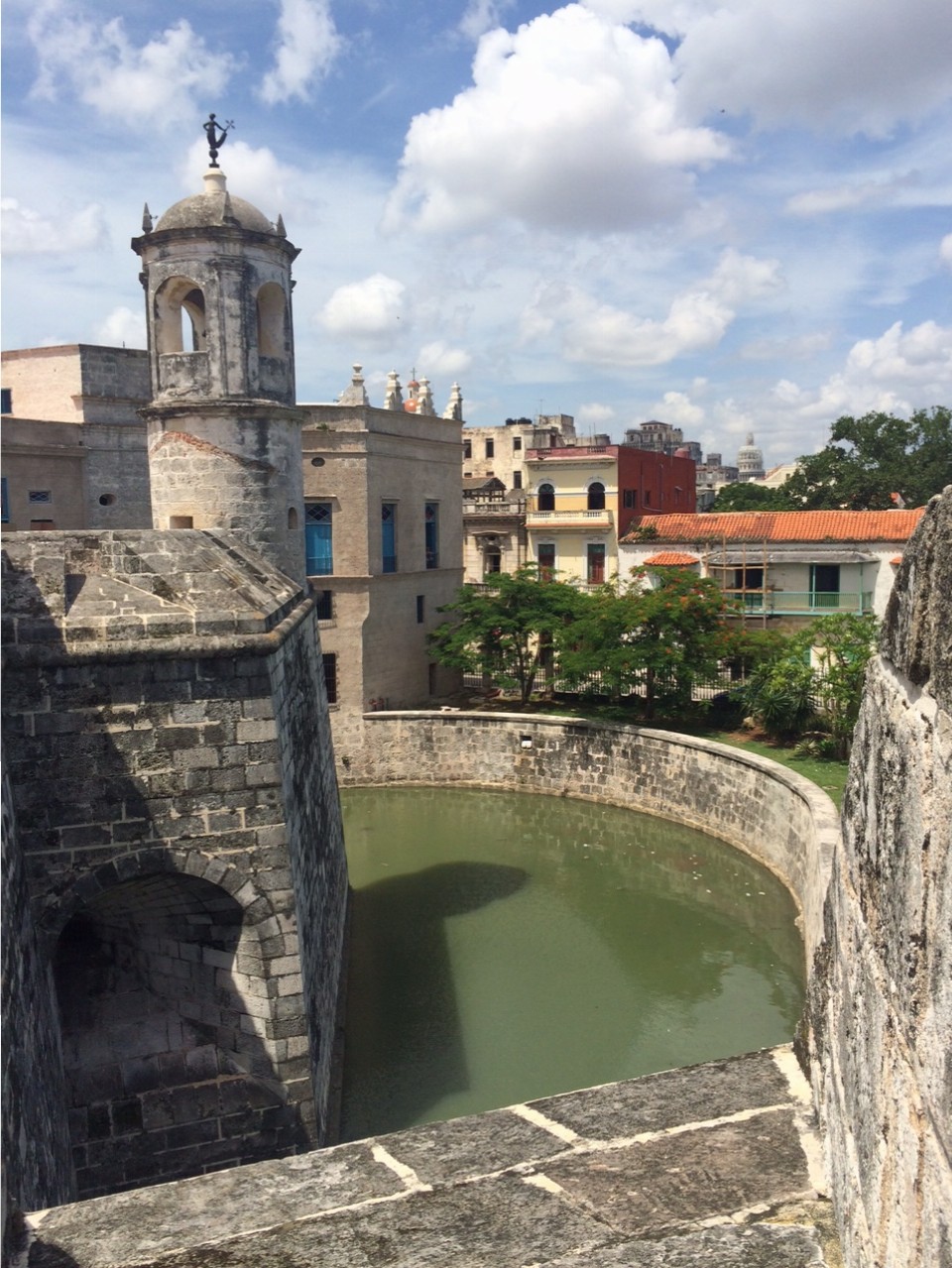 View of Havana from atop the Castillo de la Real Fuerza