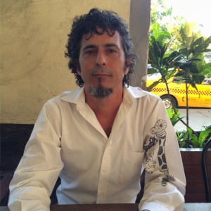 Cuban artist Ramón Vargas, Cafe Francesca, Havana, July 2015